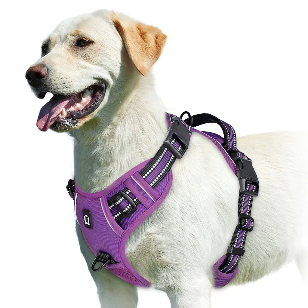 No-Pull Dog Harness – Soft Padded Vest with Easy Control Handle