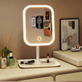 LED Vanity Mirror with 3-Color Lighting – Desktop Makeup Mirror for Bedroom