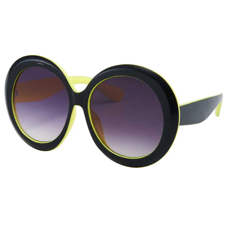 Retro Oversized Round Sunglasses