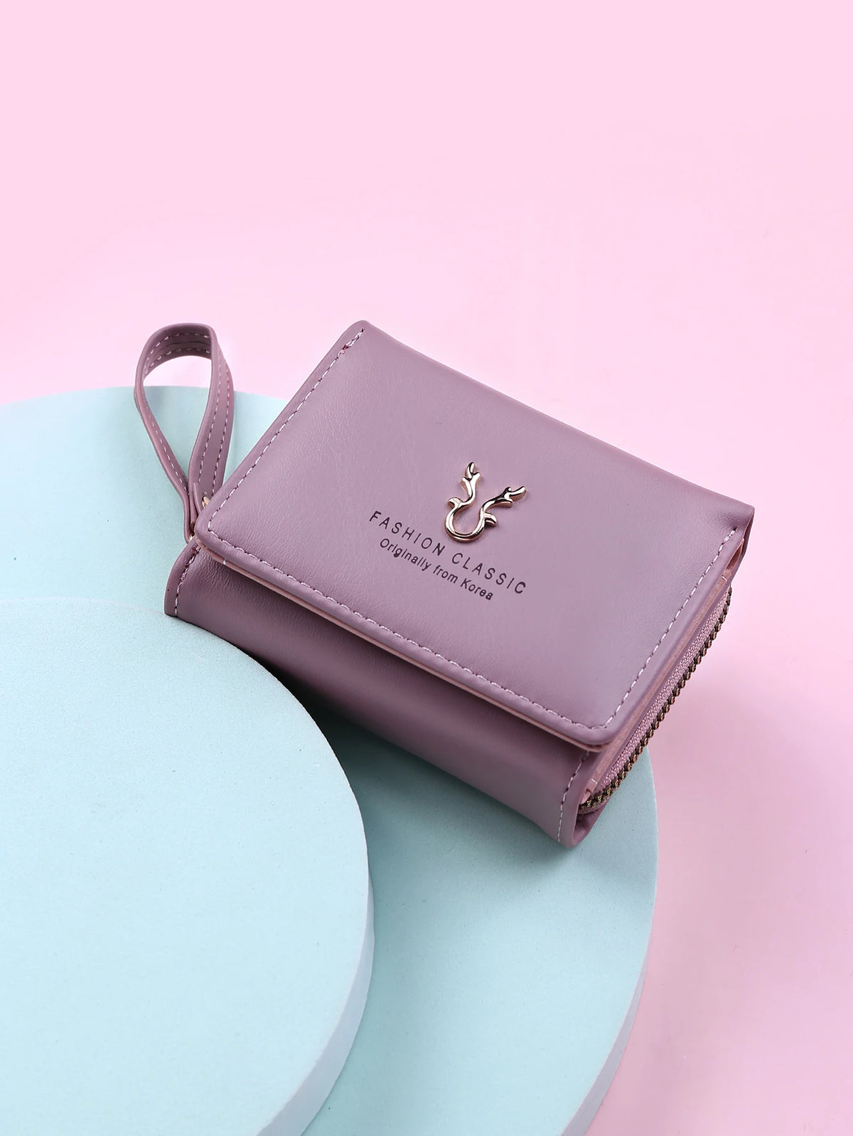 Women's Mini Sequin Wallet – PU Leather Card Holder with Coin Purse