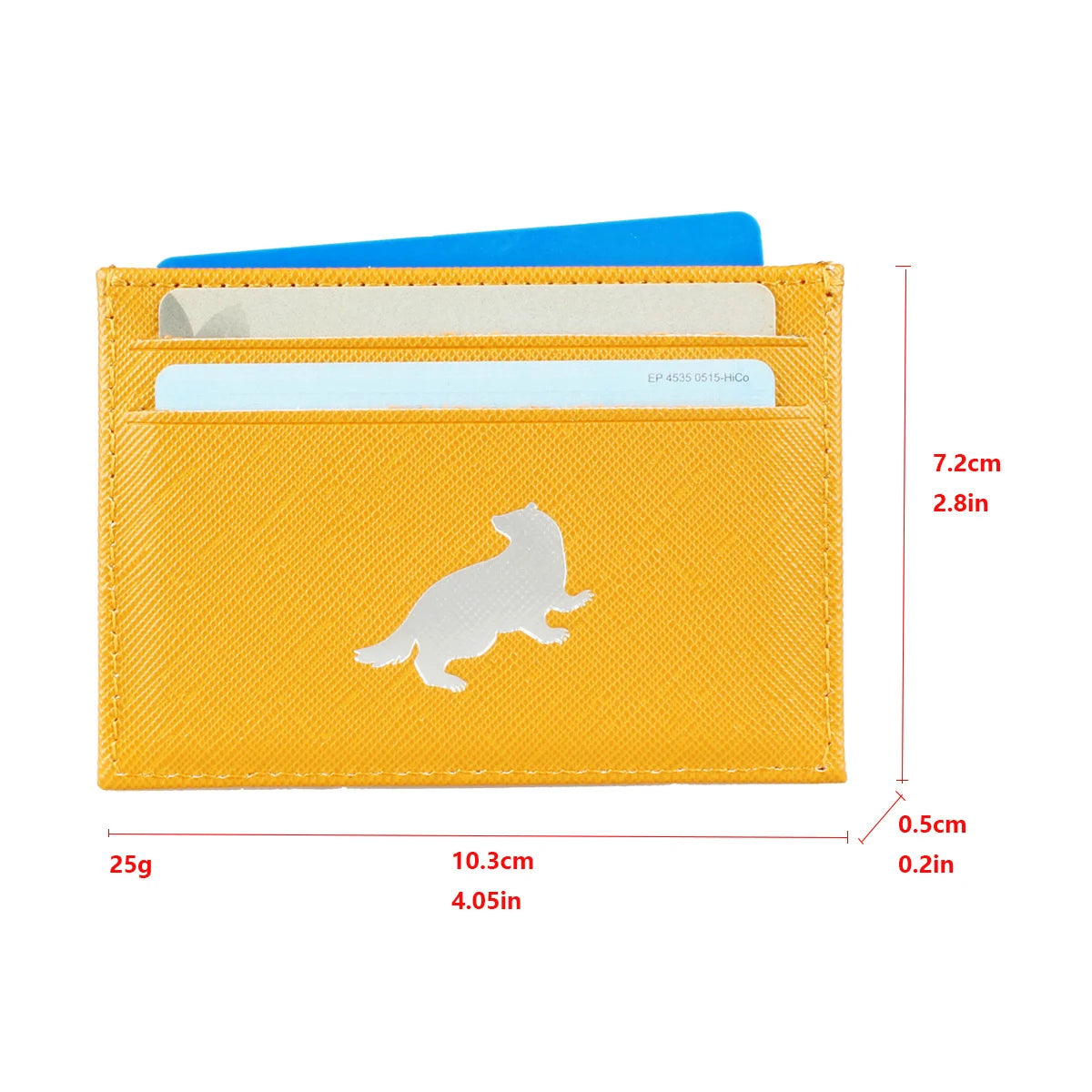 Slim PU Leather Wallet – Card & ID Holder for Men & Women