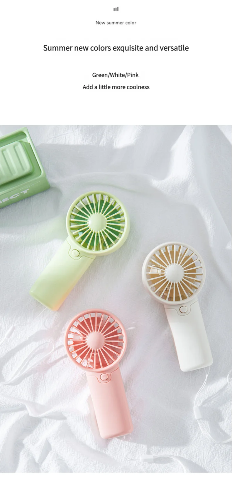 Portable Pocket Mini Fan – Compact, Lightweight & Battery-Powered