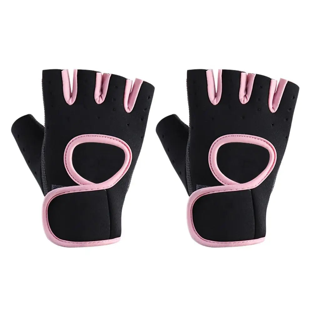 Half-Finger Weightlifting Gym Gloves – Non-Slip Gel Pad, Unisex