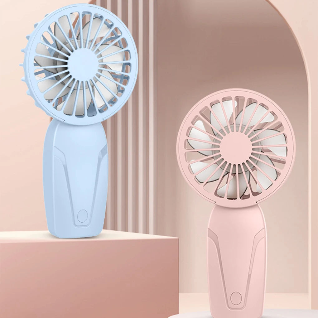 Portable Mini Handheld Fan – USB Rechargeable Pocket Fan with 3 Speed Settings