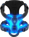 LED Light-Up Dog Harness – Rechargeable Glowing Vest for Safe Night Walks