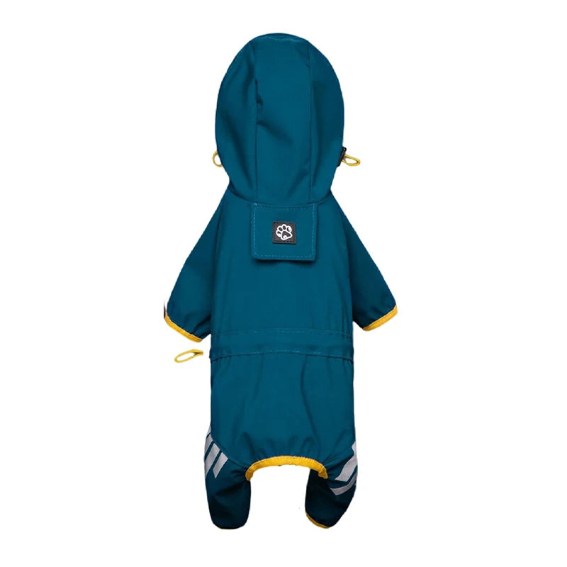 Reflective Waterproof Dog Raincoat – Jumpsuit for Small & Medium Dogs