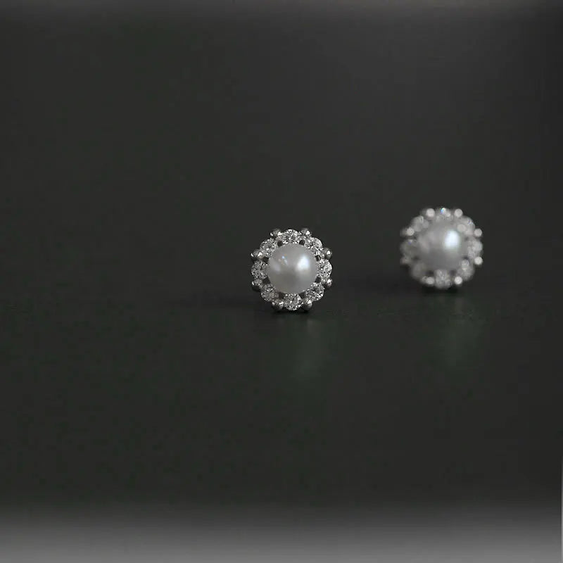 Sterling Silver Bohemian Stud Earrings