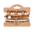 Bohemian Beaded Bracelet Set — Colorful Stackable