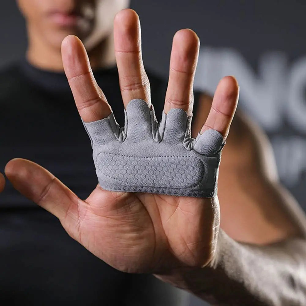 Anti-Callus Half-Finger Gym Gloves – Breathable, Anti-Slip, Unisex M-XL