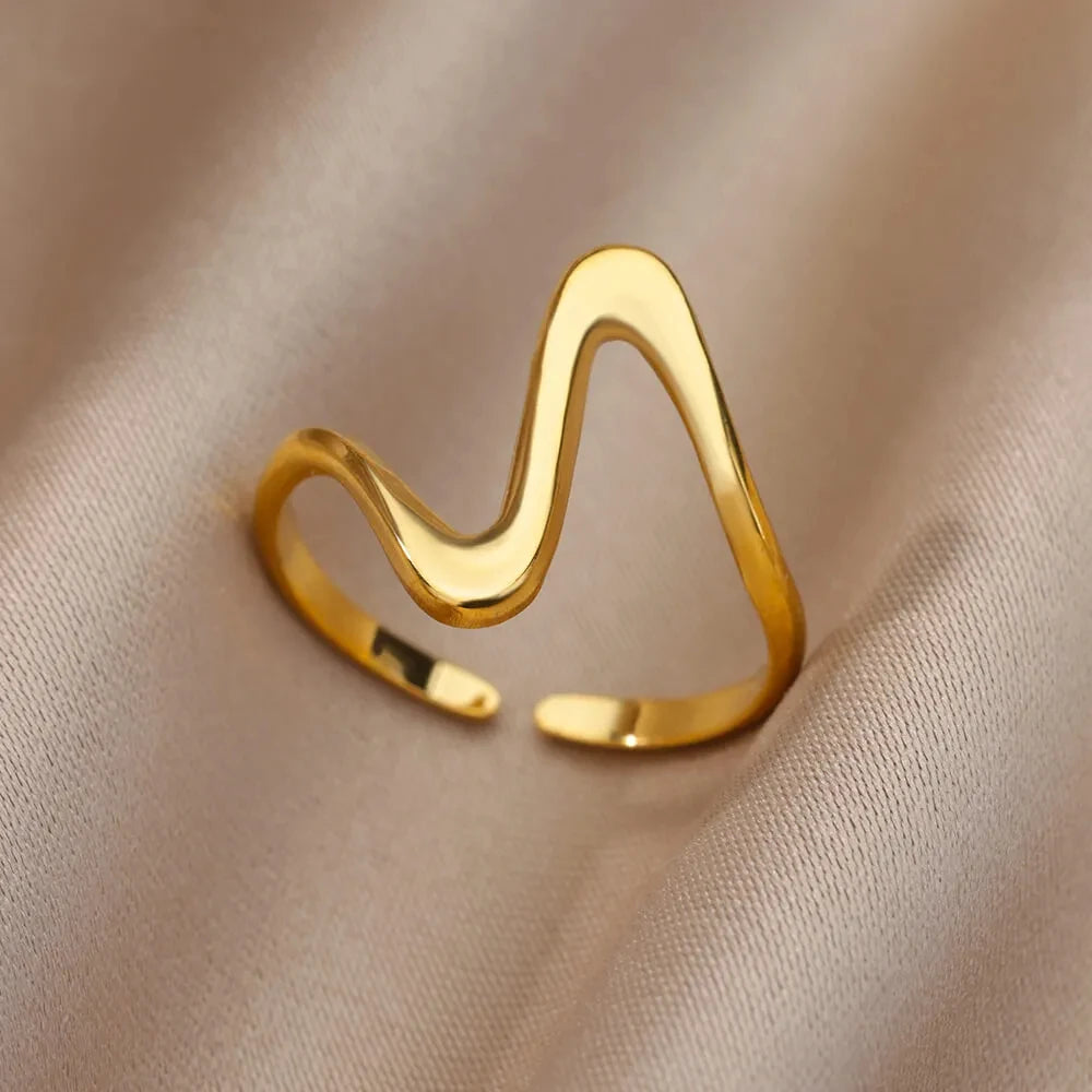 Gold Stainless Steel Ring
