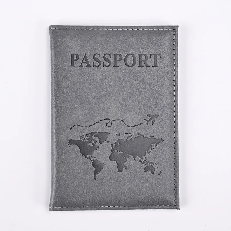 PU Leather Passport Holder – Travel Wallet & ID Card Cover
