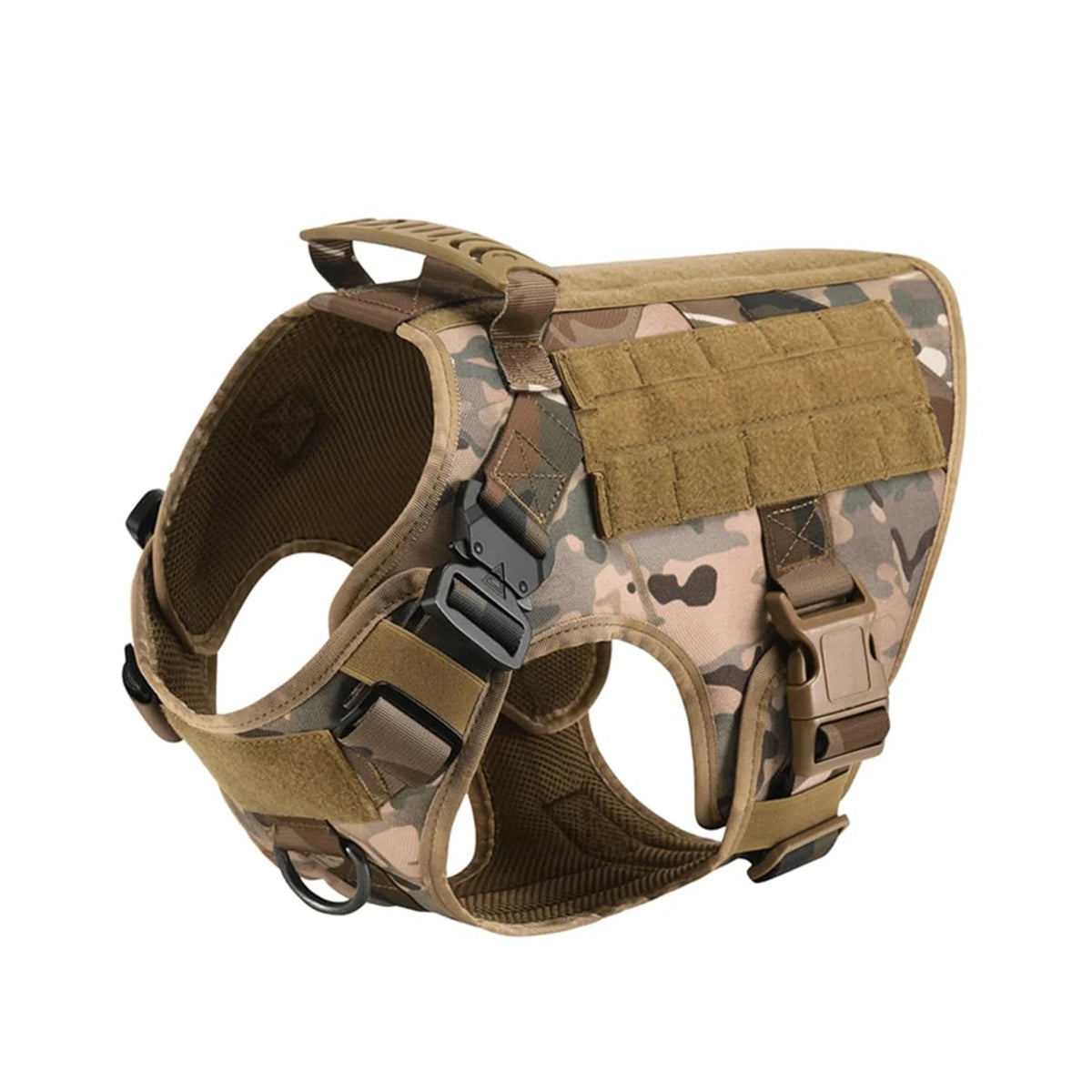 Tactical Dog Harness – Military Training Vest for Large Dogs (German Shepherd, Malinois & More)