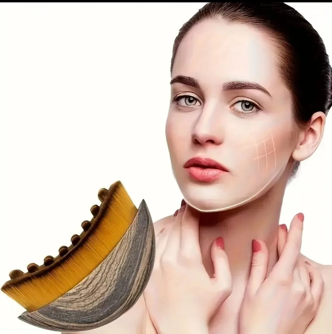 Lymphatic Drainage Contour Face Brush – Sculpting, Depuffing & Daily Skincare