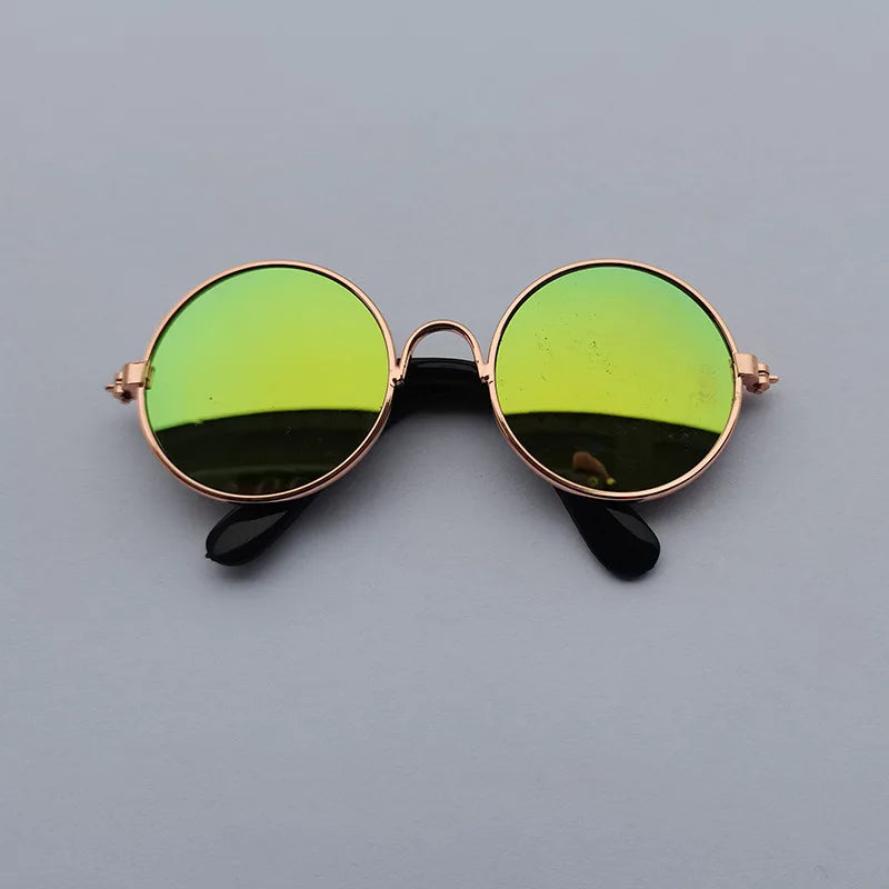 Vintage Round Sunglasses for Cats & Small Dogs – Photo Props & Cosplay
