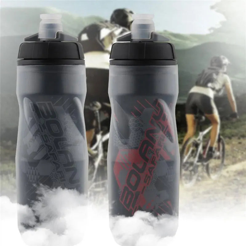 BOLANY 600ml Cycling Water Bottle – BPA-Free PP5 Squeeze Sports Bottle for Mountain Bike & Outdoor