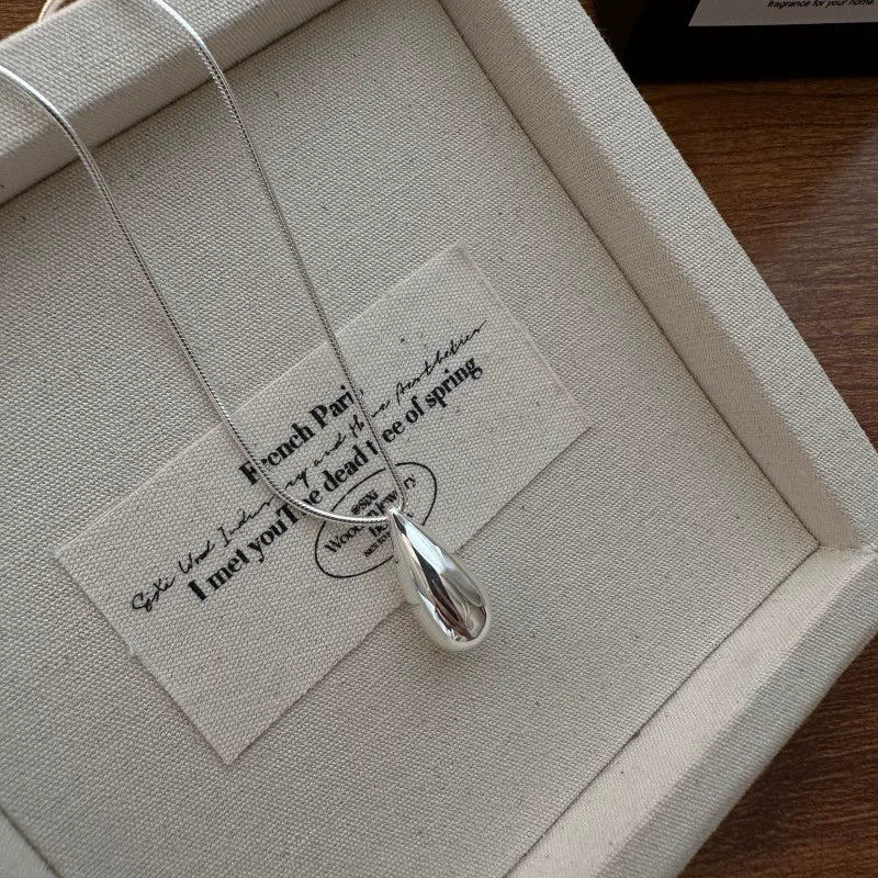 Sterling Silver Drop Necklace