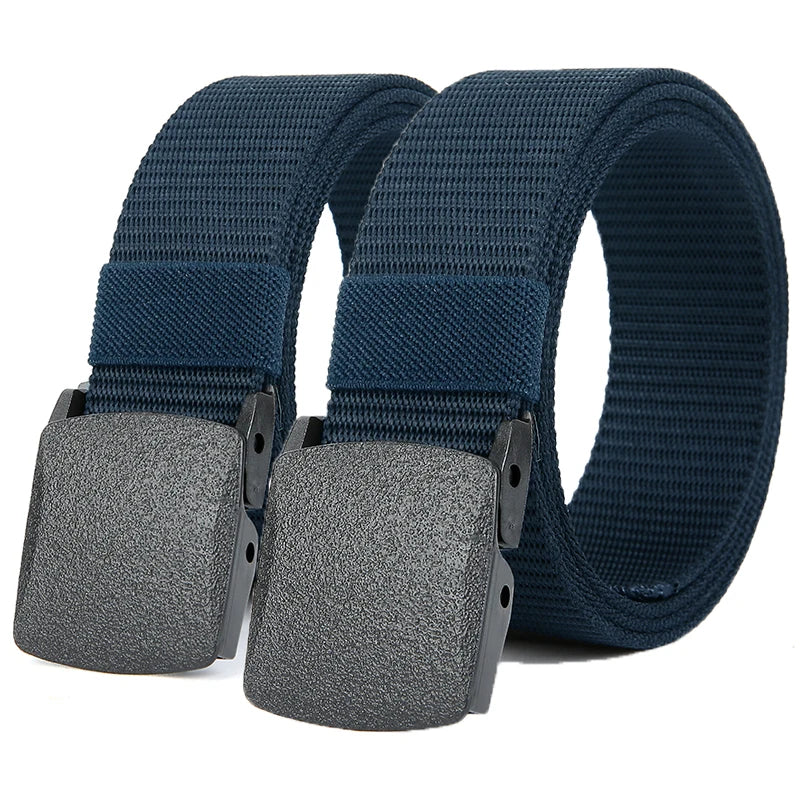 Men's Tactical Canvas Belt – Automatic Buckle