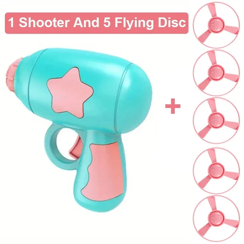 Mini Flying Disc Launcher Cat Toy – Interactive Shooting Gun for Kittens & Cats