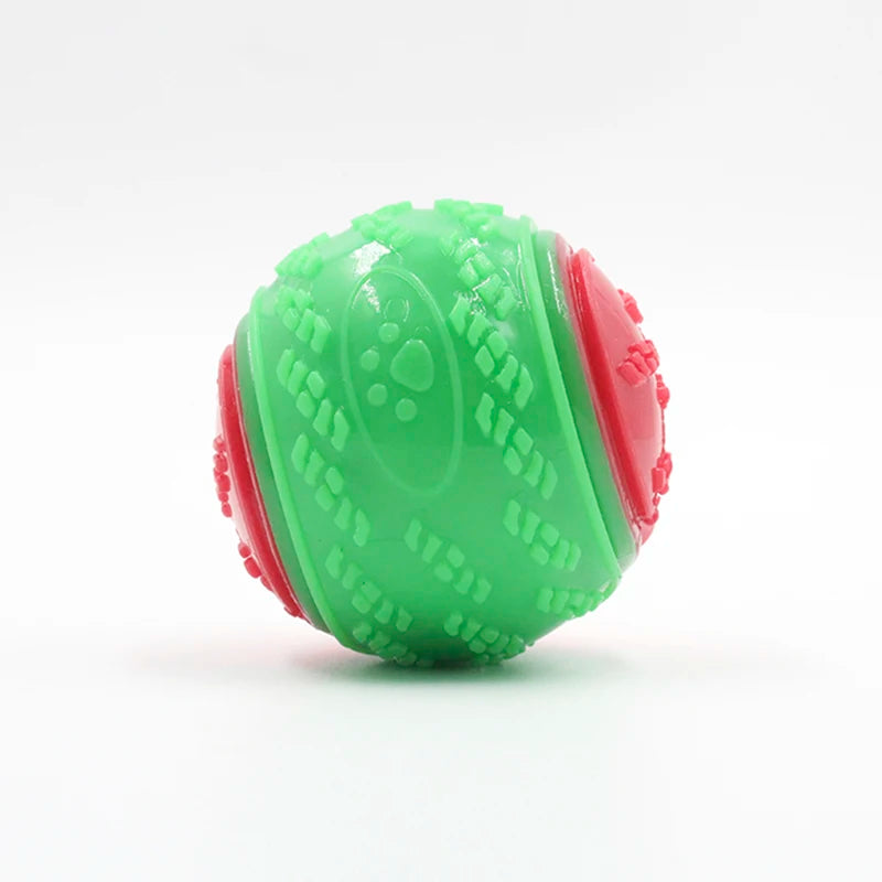Soft TPR Squeaky Ball for Dogs – Interactive, Bite-Resistant, Teeth Cleaning, 6.5cm
