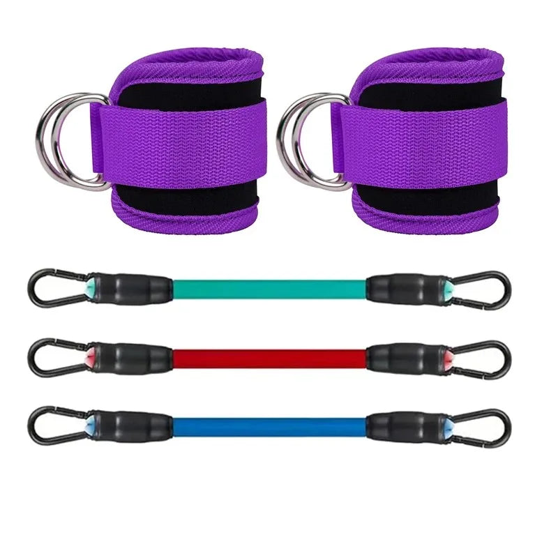 Ankle Strap Resistance Bands – Hip & Glute Workout Set for Gym & Home, Men & Women