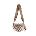 Women's Checkered Crossbody Waist Bag