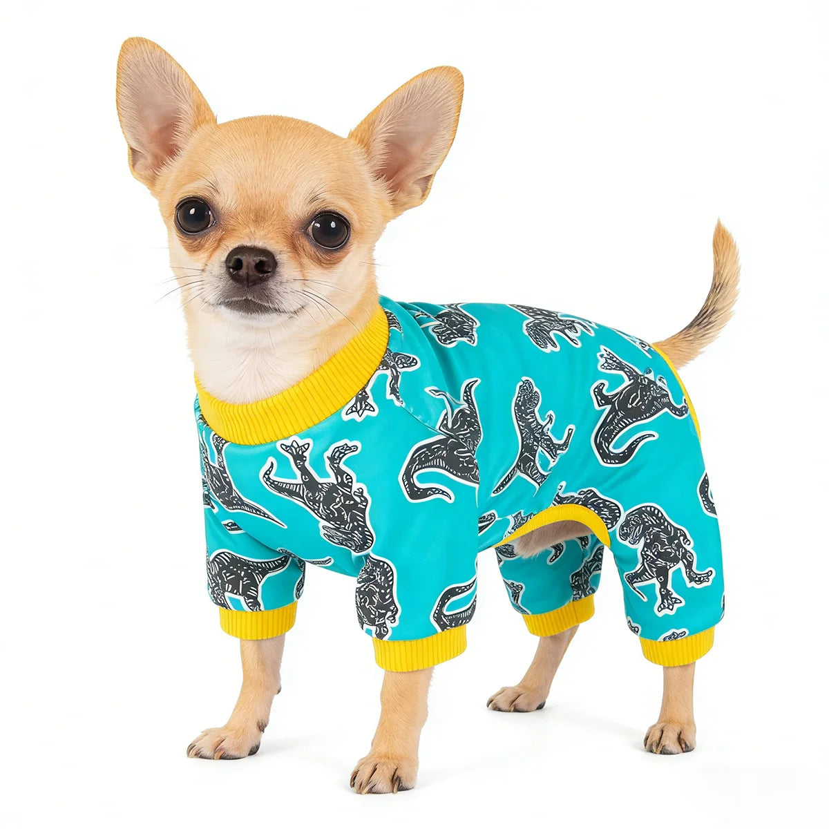 Soft Cotton Dog Pajamas for Small Dogs – Puppy Onesie for Girls & Boys
