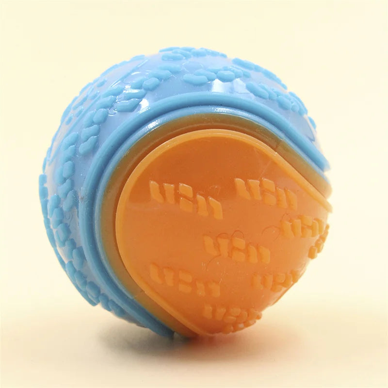 Soft TPR Squeaky Ball for Dogs – Interactive, Bite-Resistant, Teeth Cleaning, 6.5cm