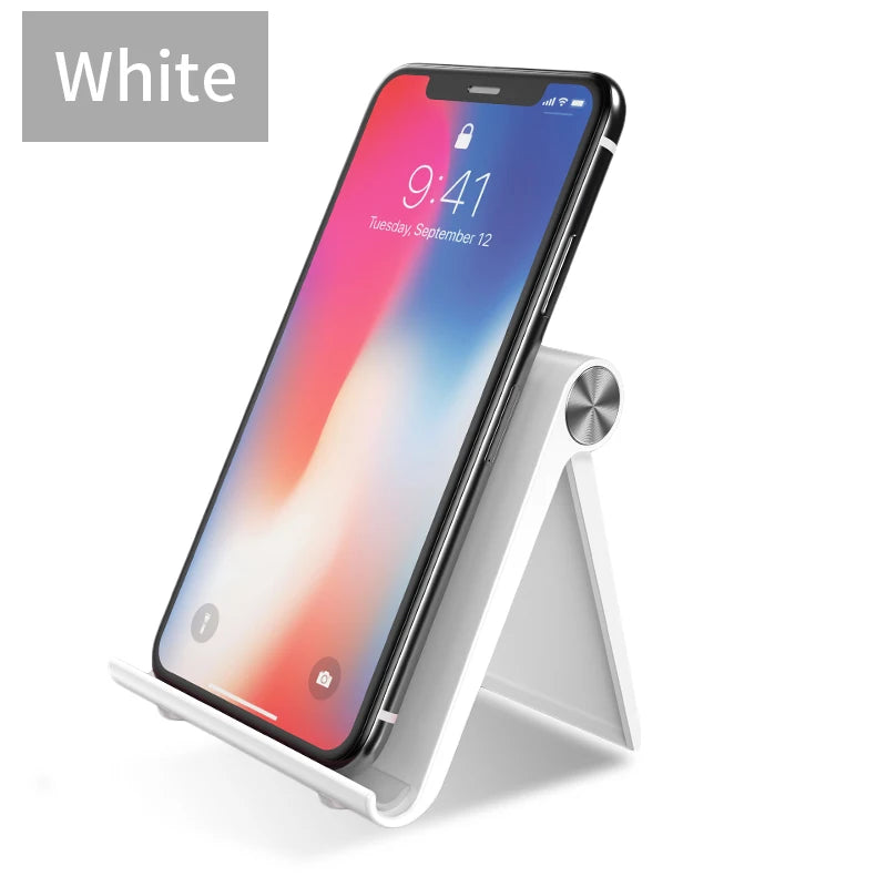 Universal Phone & Tablet Desk Stand – Adjustable Holder for iPhone, Samsung & More