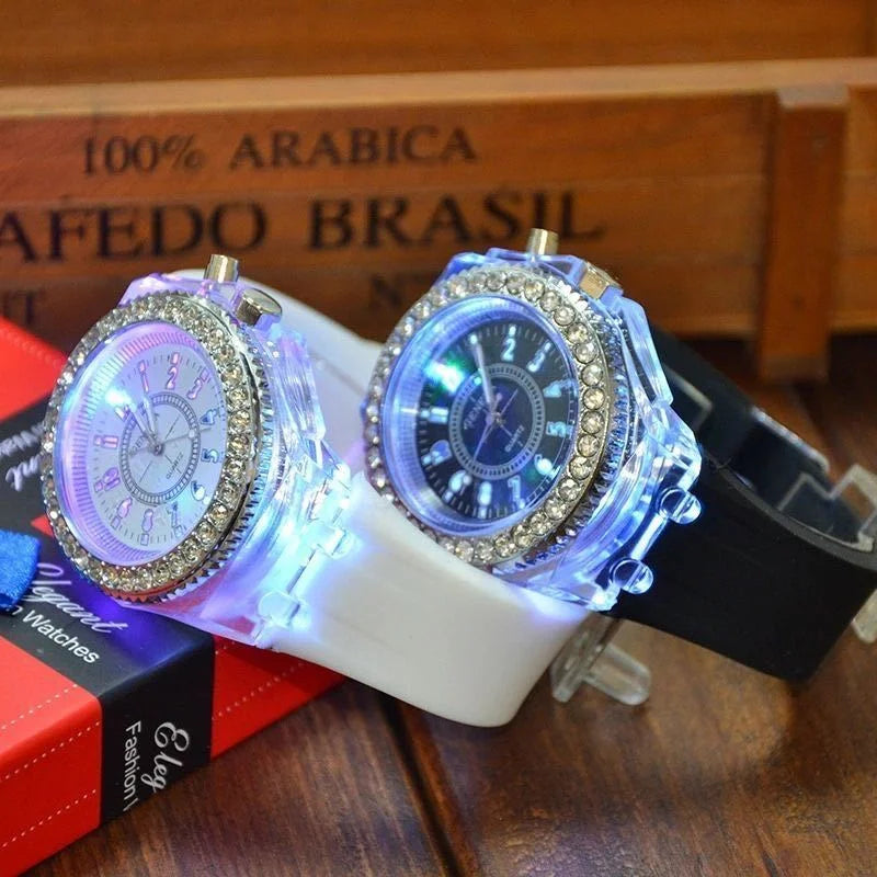 LED Flash Luminous Watch