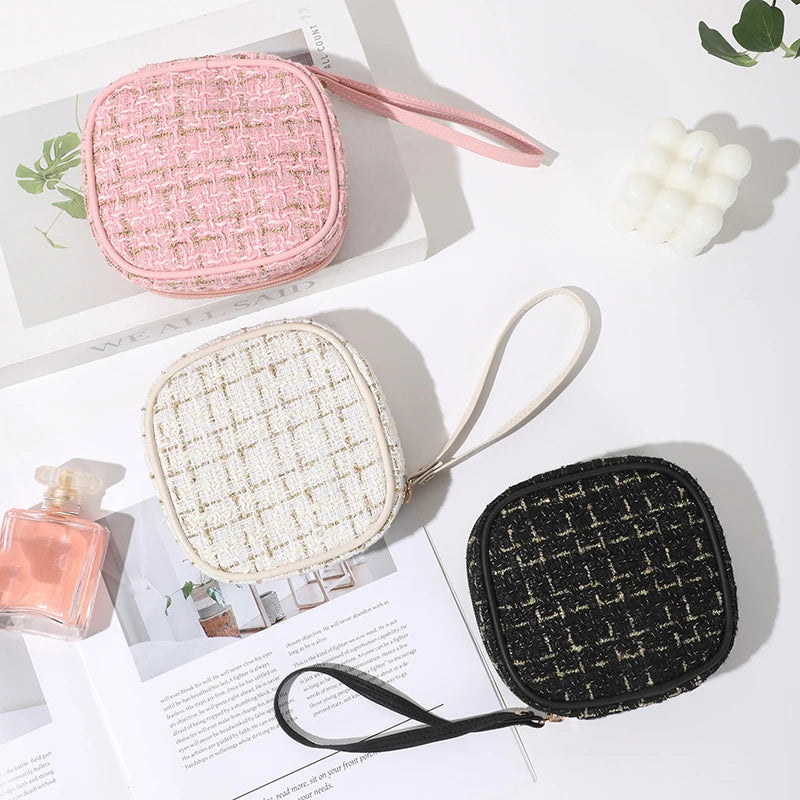 Mini Makeup Pouch – Portable Cosmetic Organizer Bag for Women