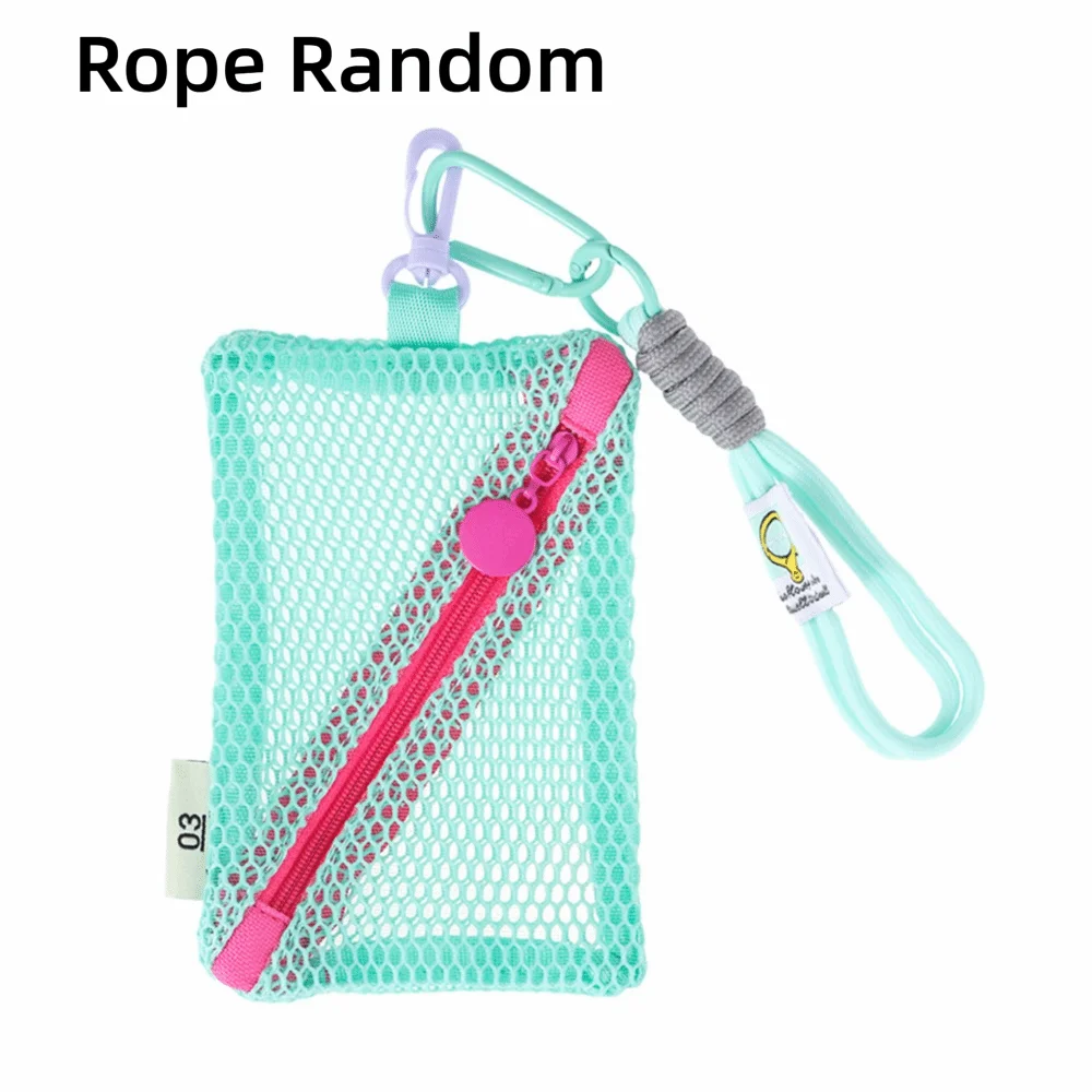 Candy Color Mesh Cosmetic Storage Bag