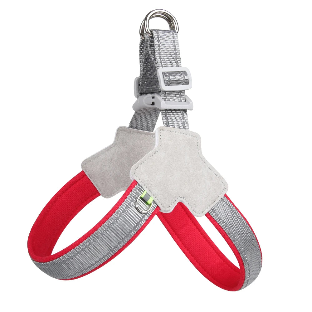 Reflective No-Pull Dog Harness – Adjustable Vest for Small & Medium Dogs