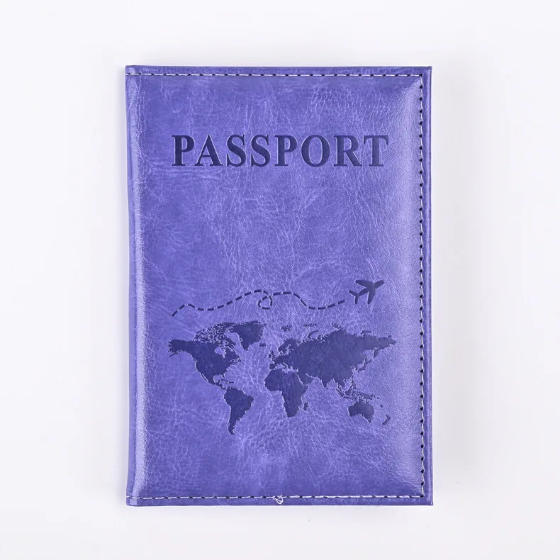 PU Leather Passport Holder – Travel Wallet & ID Card Cover