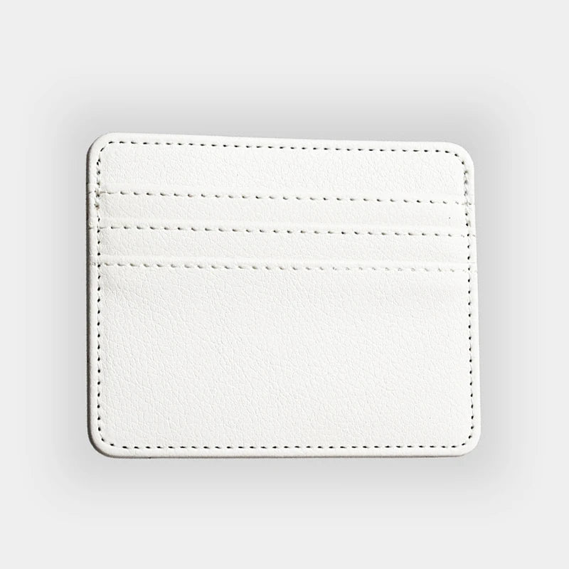 Slim PU Leather Card Holder – Multi-Slot ID & Credit Card Case