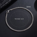 Cuban Chain Bracelet — Stainless Steel Link