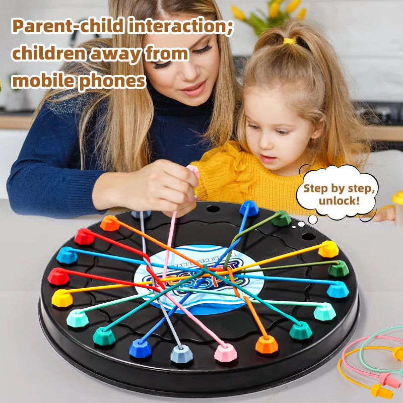 Rope Untangle Puzzle Game – Logic & Strategy Brain Teaser for Kids