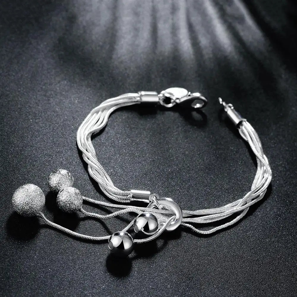 Sterling Silver Tassel Jewelry Set