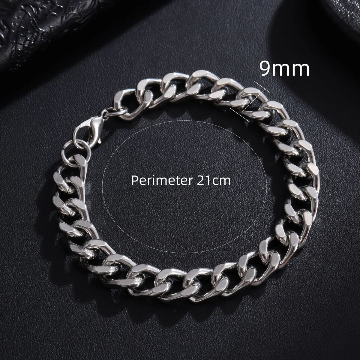 Cuban Chain Bracelet — Stainless Steel Link