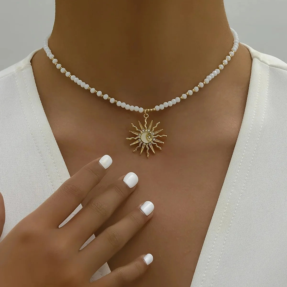 Sun Pendant Necklace