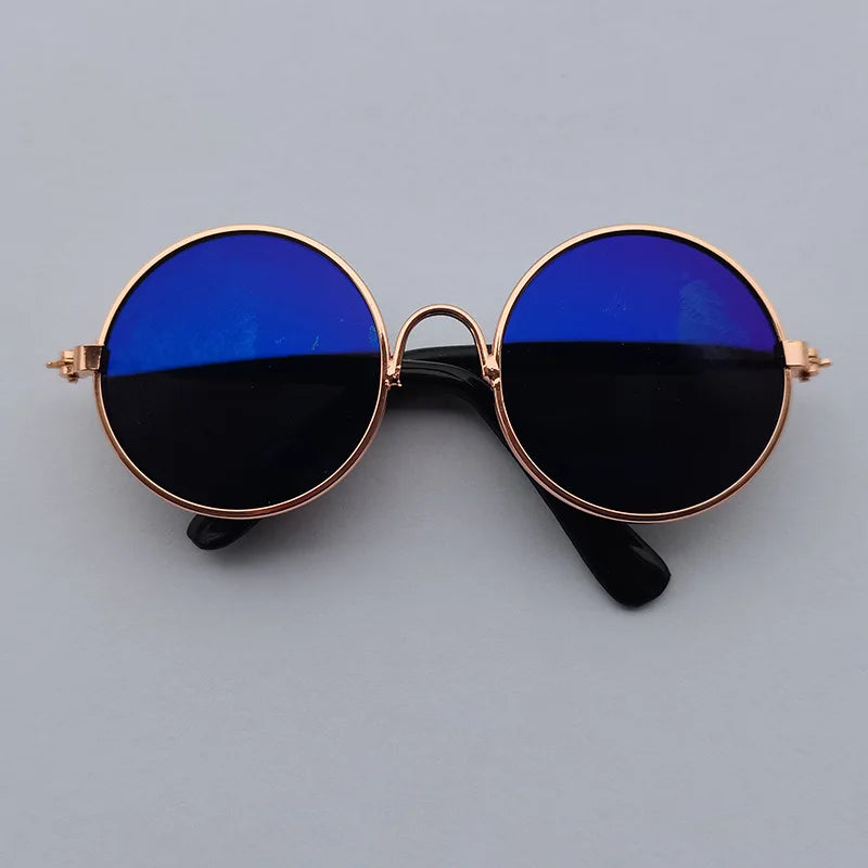Vintage Round Sunglasses for Cats & Small Dogs – Photo Props & Cosplay