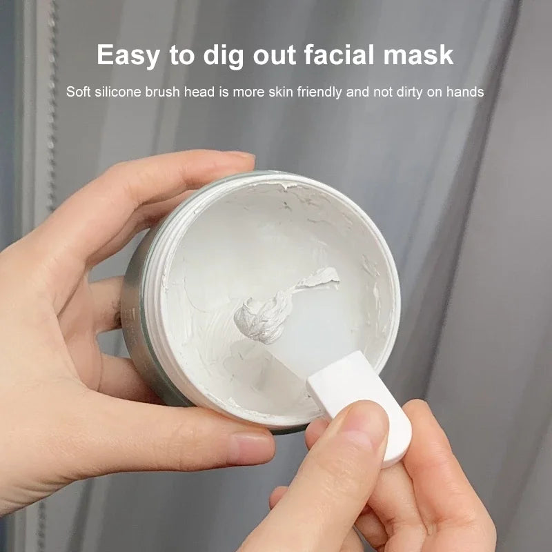 3-Piece Silicone Facial Mask Brush Set – Professional Mud & Cream Applicator