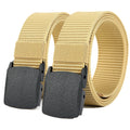 Men's Tactical Canvas Belt – Automatic Buckle