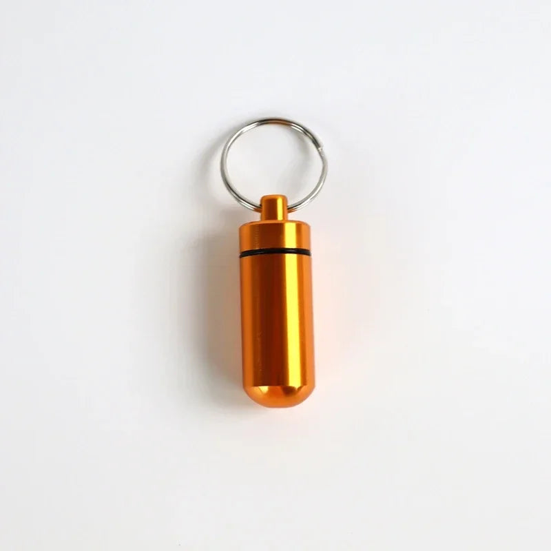 Portable Aluminum Pill Box – Waterproof