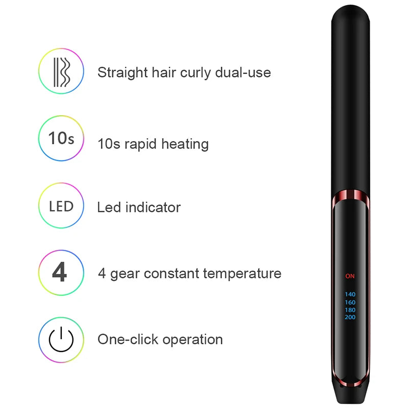 Professional Ceramic Hair Straightener – Ionic Flat Iron