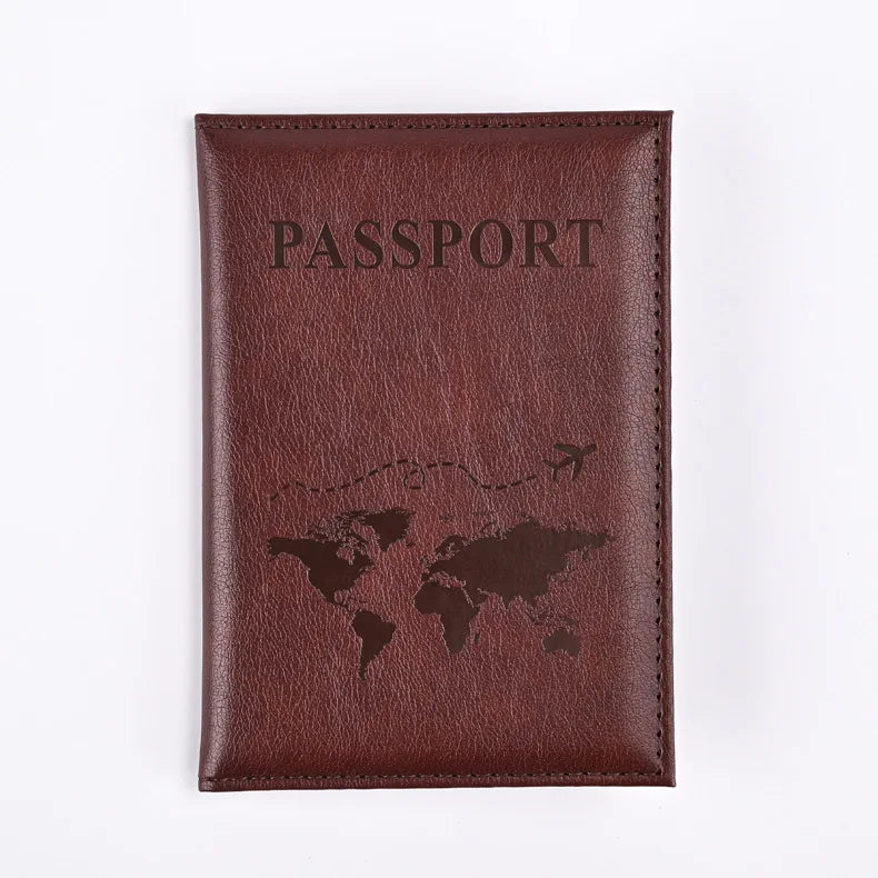 PU Leather Passport Holder – Travel Wallet & ID Card Cover