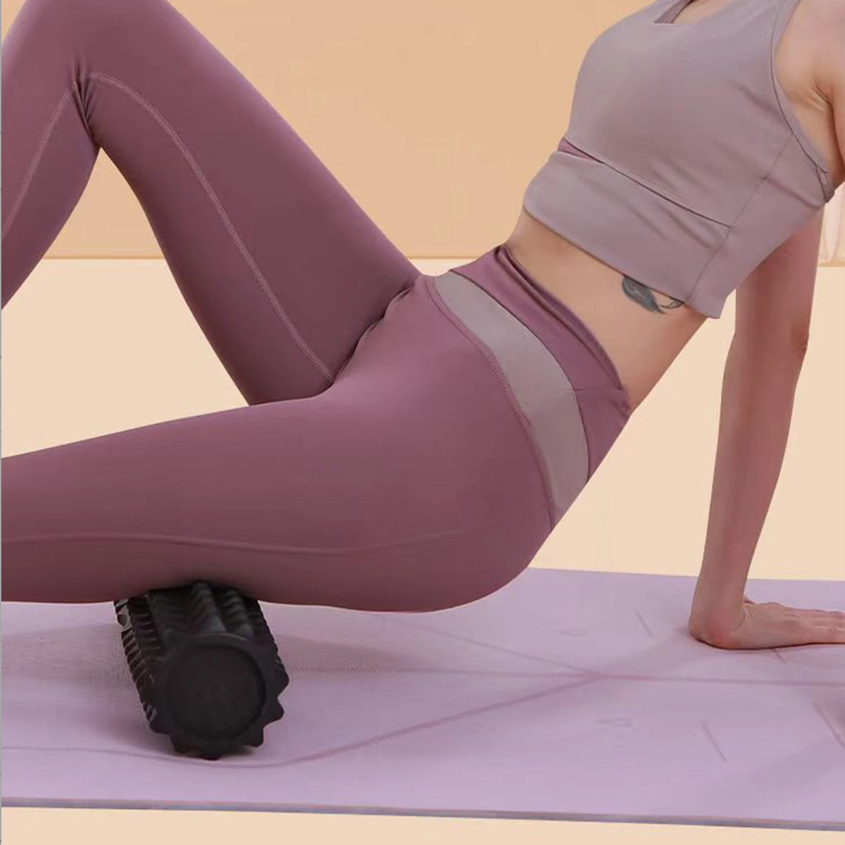 EVA Yoga Foam Roller – Muscle Massage & Pilates Recovery Tool, 30/33/45cm