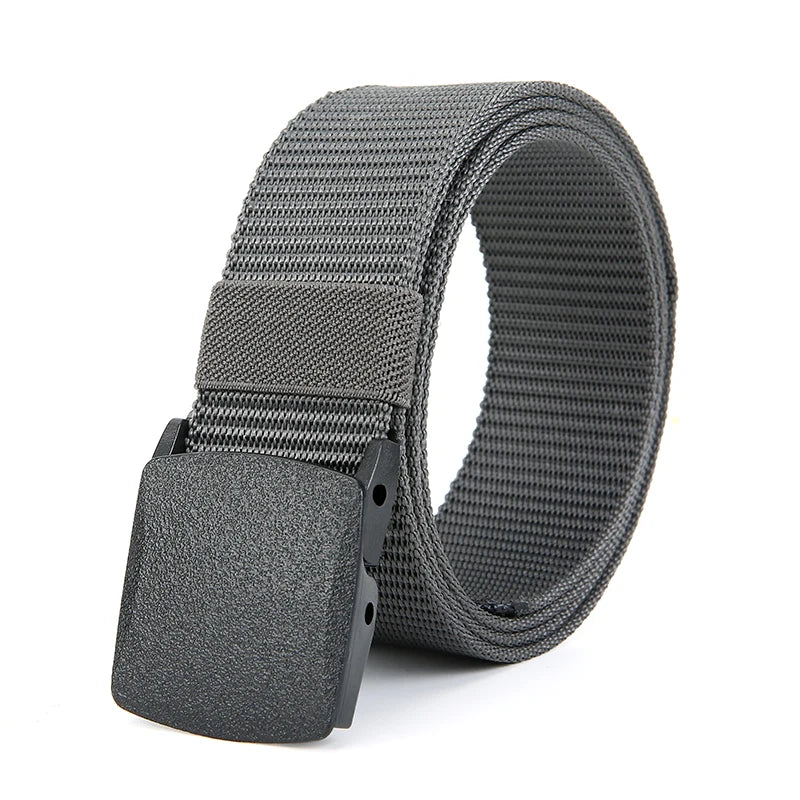 Men's Tactical Canvas Belt – Automatic Buckle