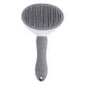 Self-Cleaning Pet Brush – Slicker Brush & Dematting Comb for Dogs & Cats