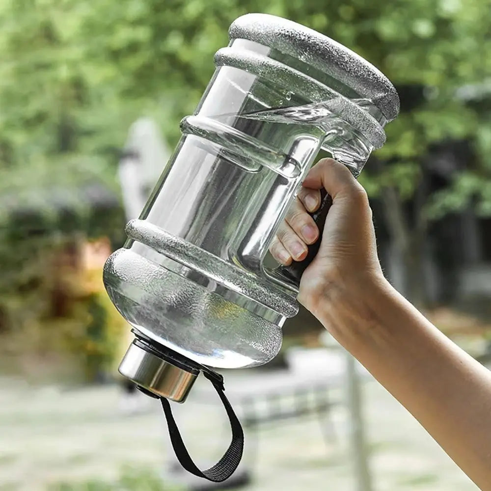 2L PETG Sports Water Bottle with Handle – BPA-Free Gym Gallon Bottle for Workout & Outdoor