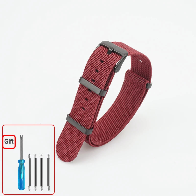 NATO Nylon Watch Band Strap – Elastic